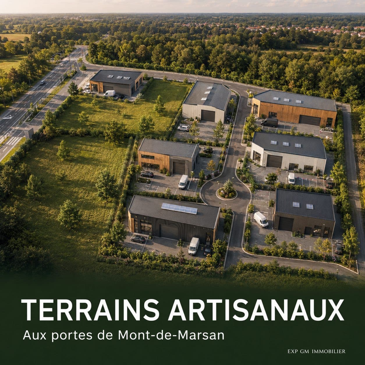 MONT DE MARSAN - TERRAINS ARTISANAUX